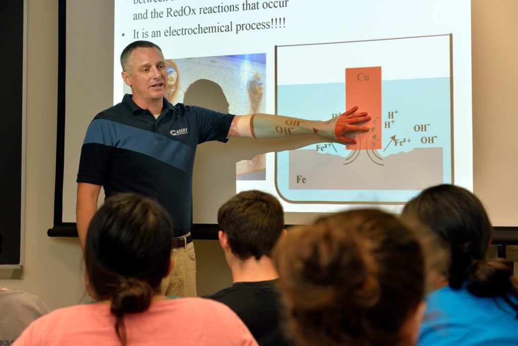 Gamry Introduces High School Students to Electrochemistry